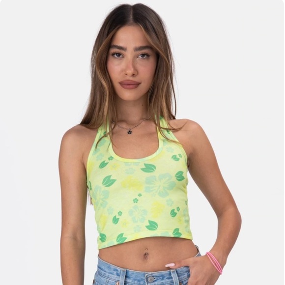 Adika Limelight Halter Crop Top - Picture 3 of 4